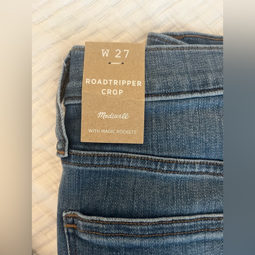 NWT Madewell Roadtripper Crop